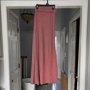 Striped Pink Joe B Maxi Skirt